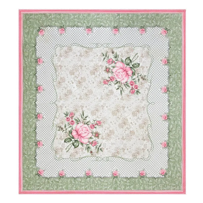 Jasper Floral Cotton Bedsheet (Peach) - 180 TC media 5