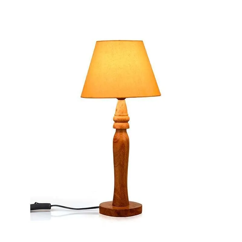 Canary Royal Fabric Table Lamp - Yellow,Brown media 5