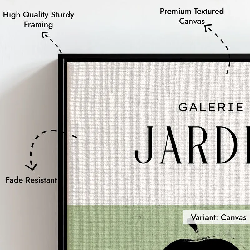 Galerie Jardin Canvas Wall Painting With Black Frame media 5