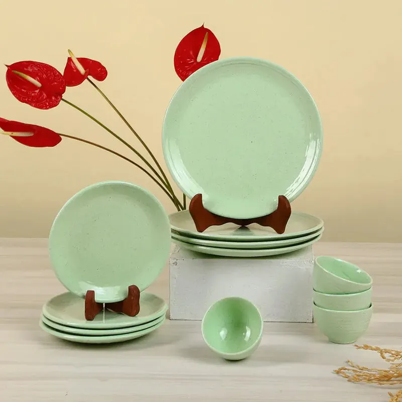 Lemongrass Handmade Dinner Set - 8 Piece Set media 1