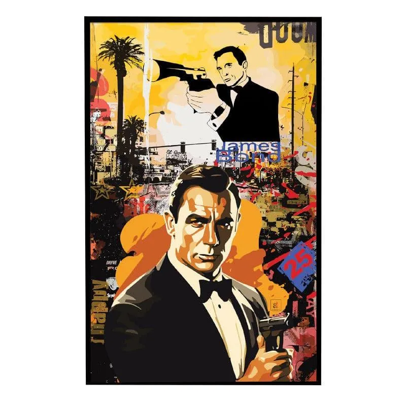 James Bond Graffiti Wall Art media 4