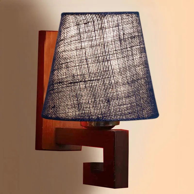 Marine Conical Wooden Wall Lamp media 4