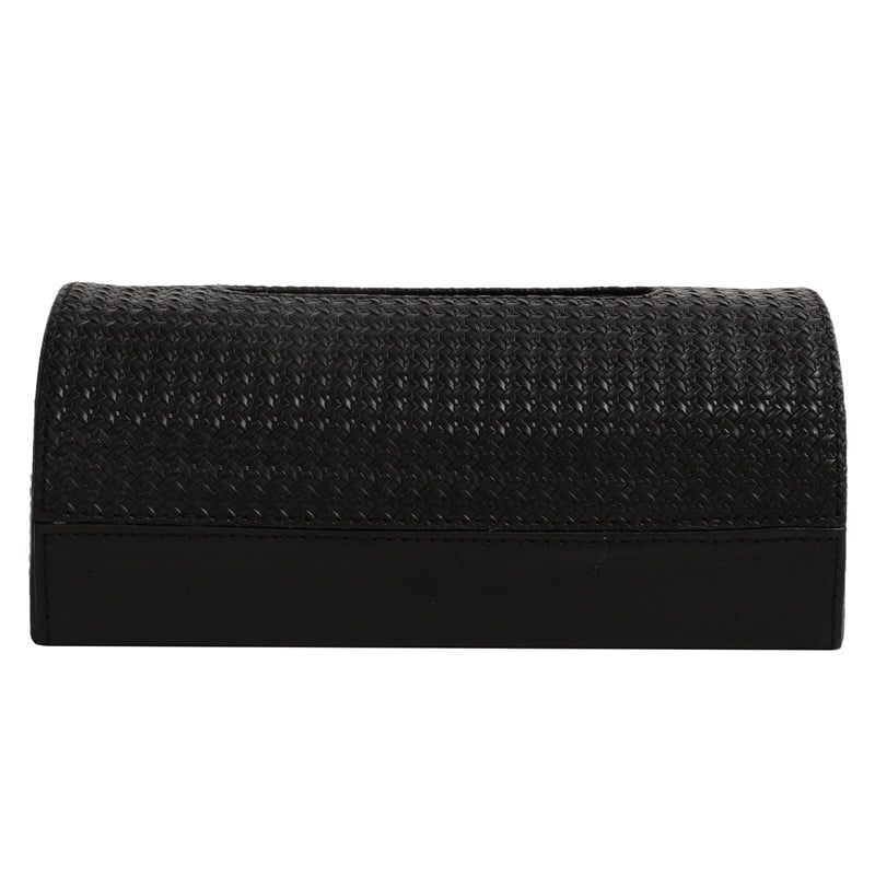 Utra Leather Tissue Holder - Black media 3