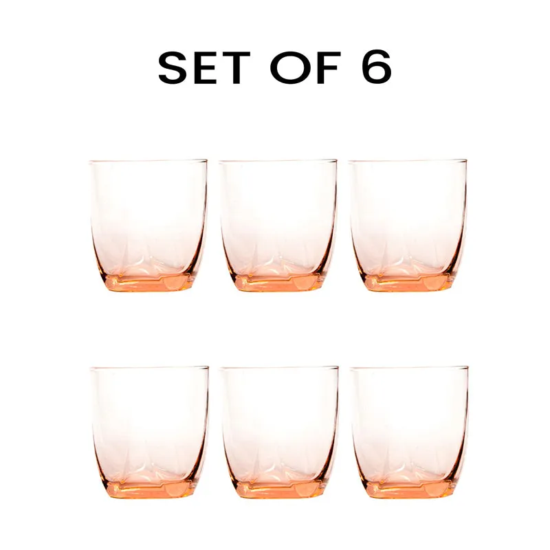 Luminarc Eiffel Whiskey Glass (300 mL/Pink) - Set Of Six media 4