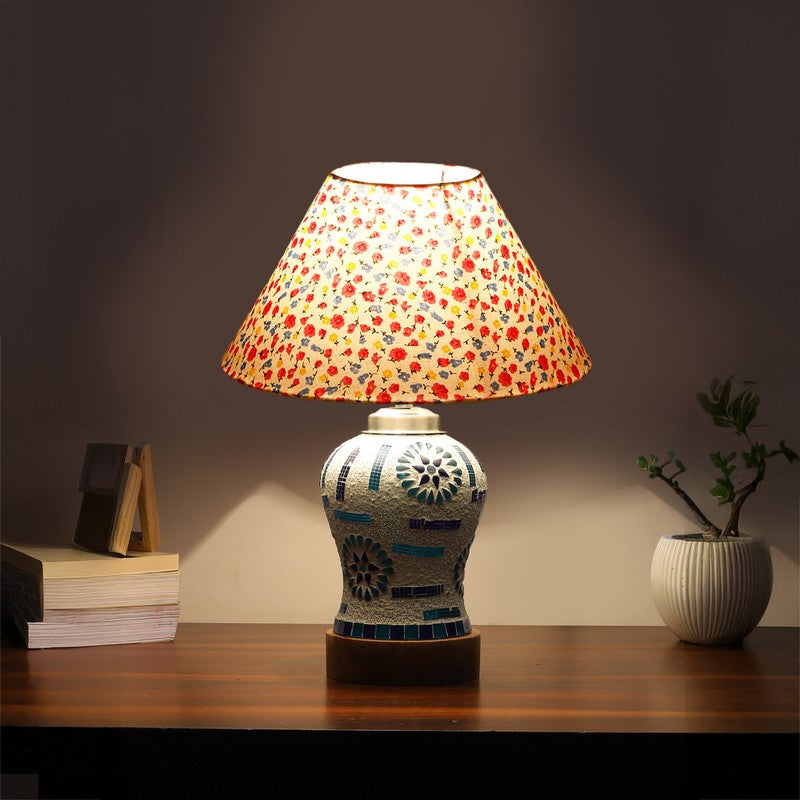 Sonara Fleura Arbor Wooden Table Lamp - Multicolor
