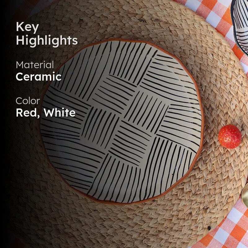 Bruna Ceramic Quarter Plate media 2