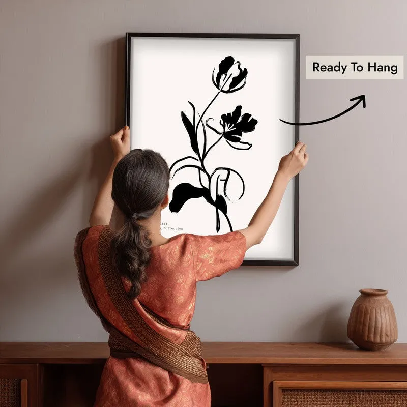 Wildbloom Canvas Wall Painting With Black Frame media 6