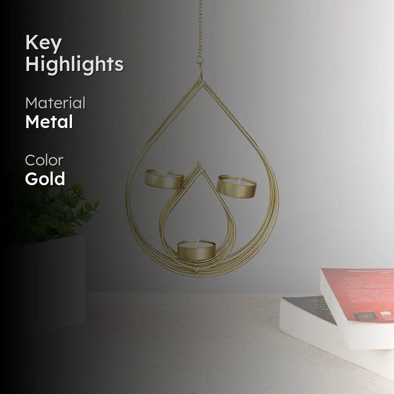 Kanav Hanging Tealight Candle Holder media 2