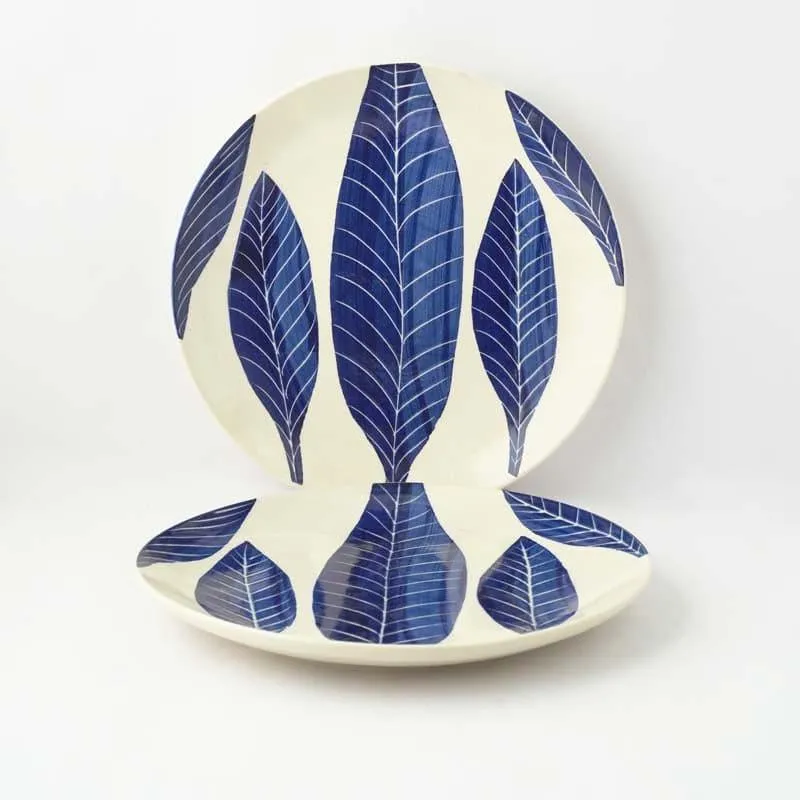 Foliole Ceramic Dinner Plate - Set Of Two media 5