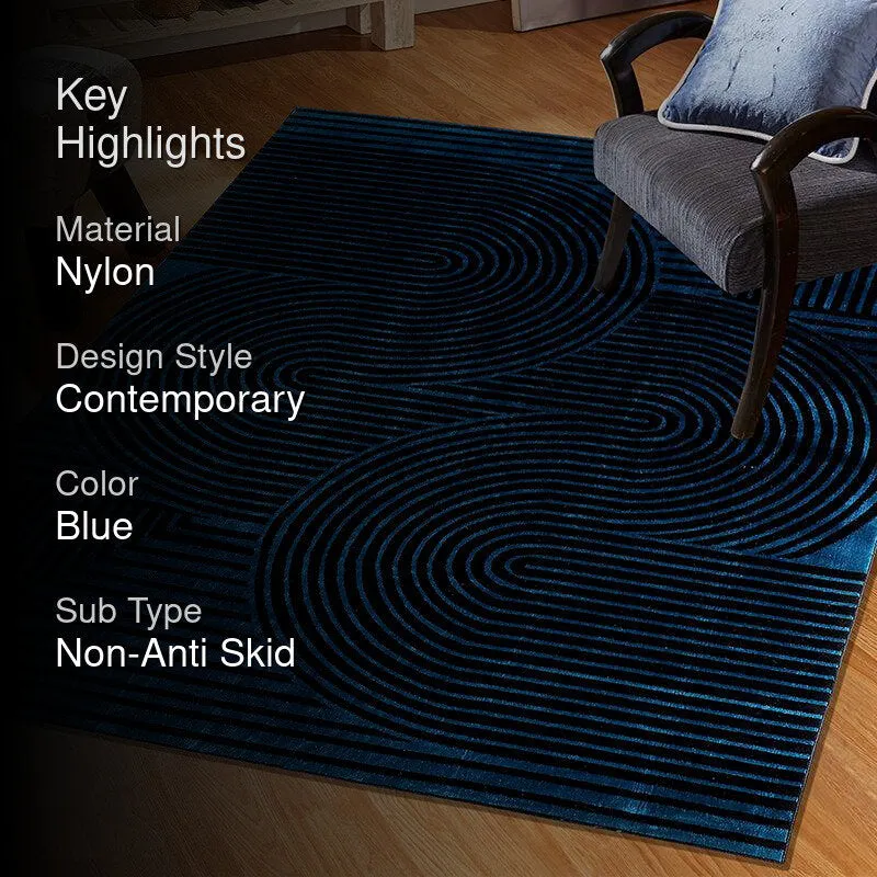 Icaria Nylon Dhurries - Navy Blue media 2