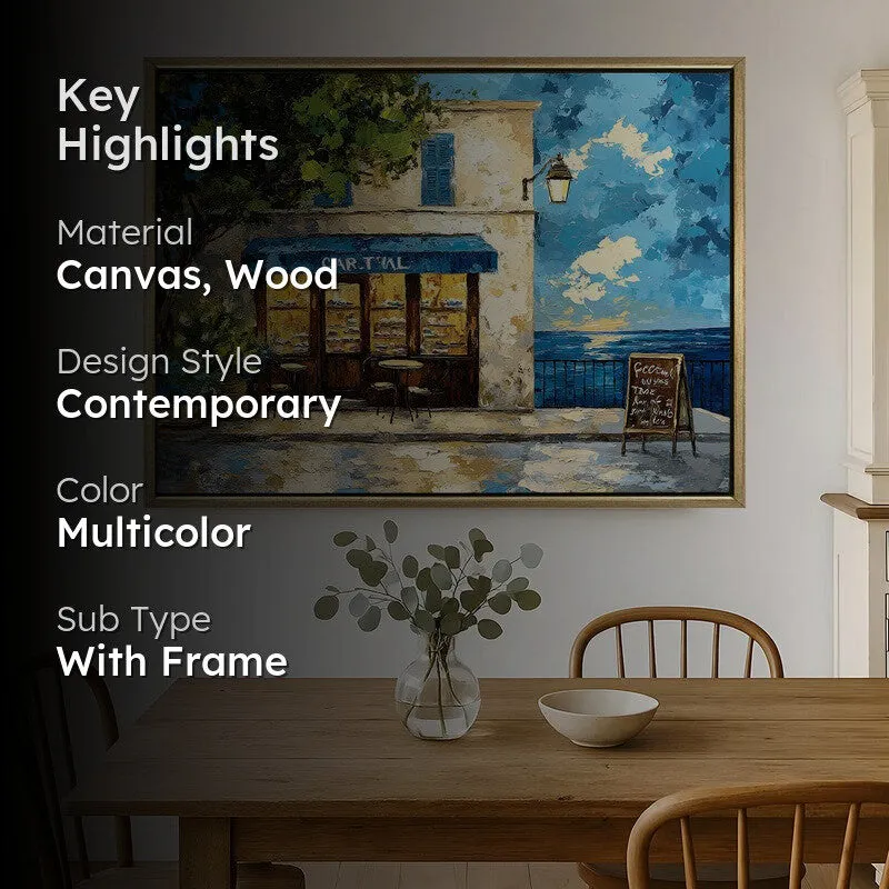 Cafeluxe Canvas Wall Painting With Frame media 2