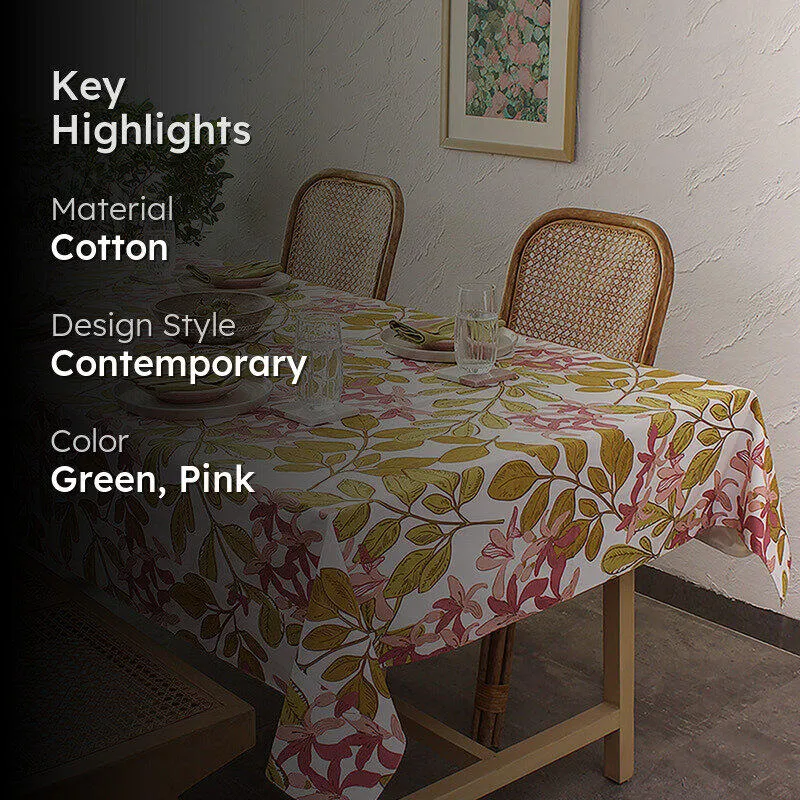 Bougain Bliss Cotton Table Cover media 2