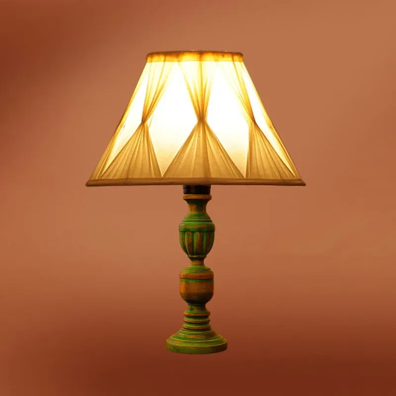 Arvello Vela Wooden Table Lamp - Ivory media 7