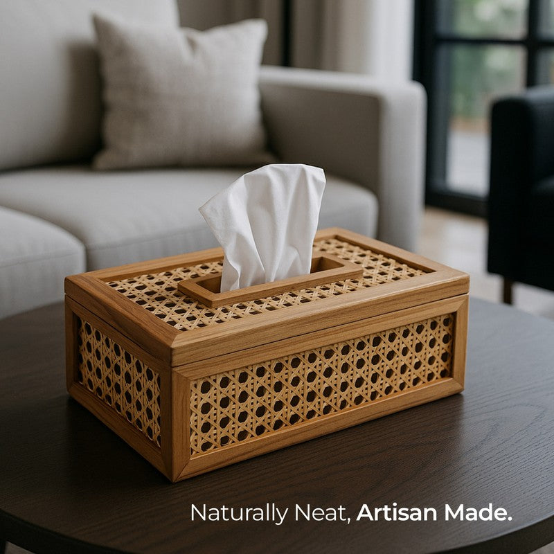 Aurora Rattan Tissue Holder media 3
