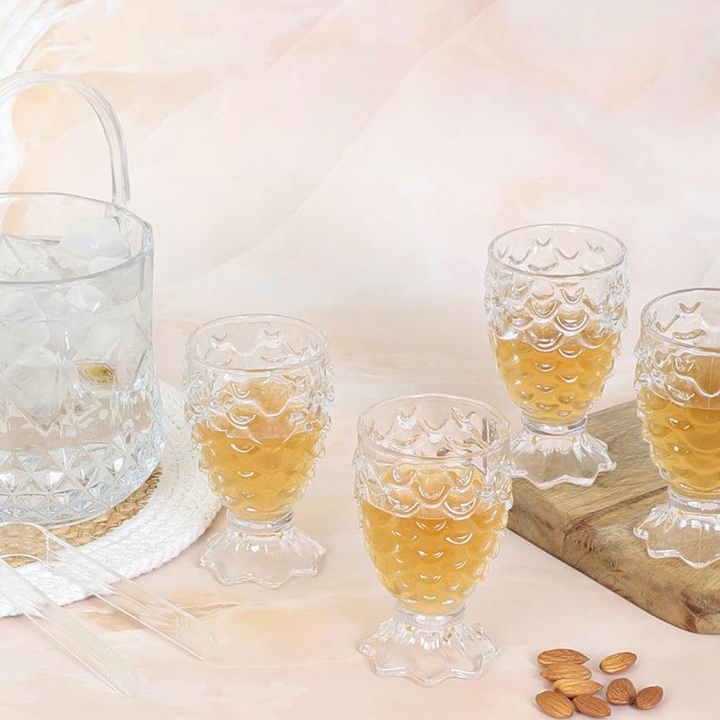 Orrigan 1000 ML Ice Bucket With 140 ML Glass And Tong - Six Piece Set media 3