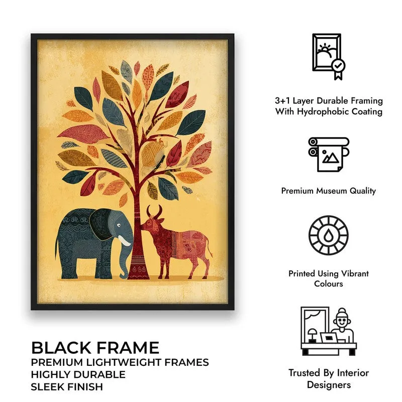 Vanira Canvas Wall Painting With Black Frame media 11