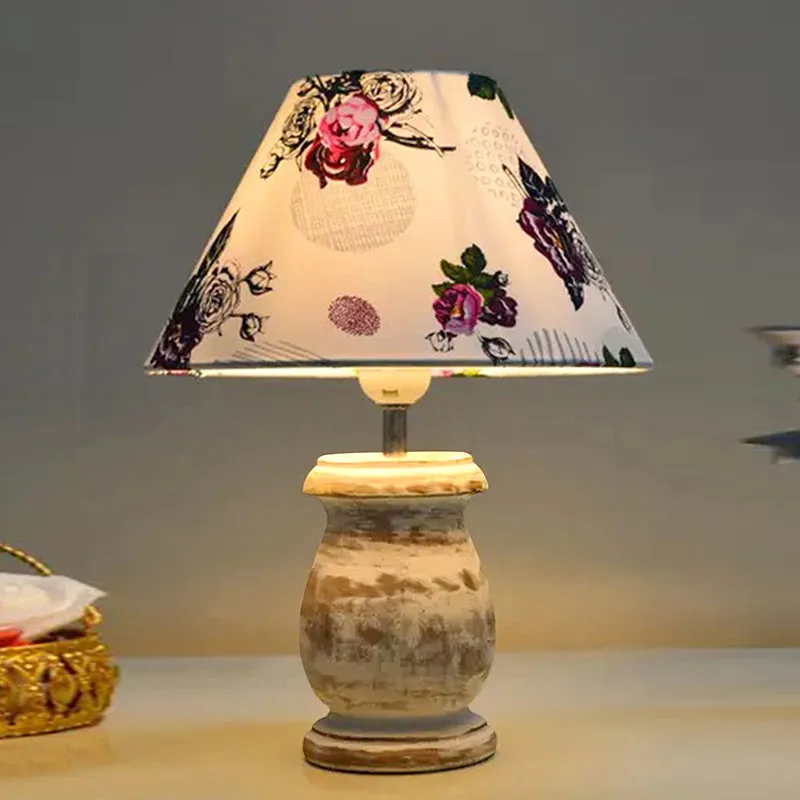 Aliora Rosa Wooden Table Lamp - Multicolor media 3