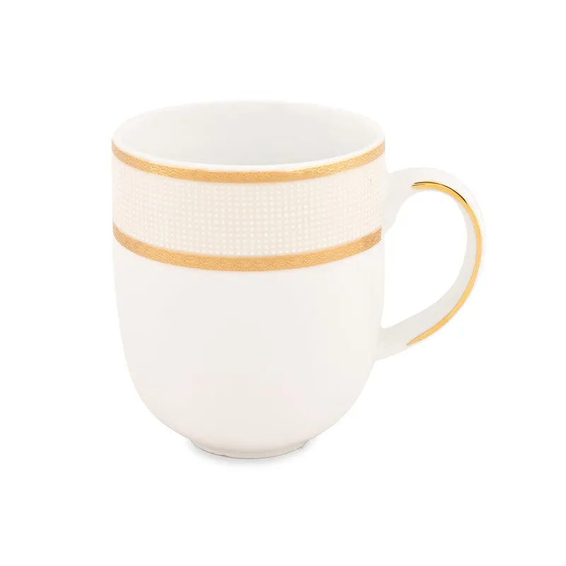 Classic Sip Porcelain Coffee Mug (300 mL Each) - Set Of Two media 4