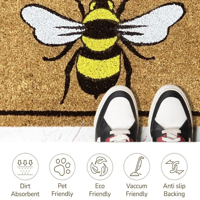 Honey Crest Coir Door Mats - Brown media 9