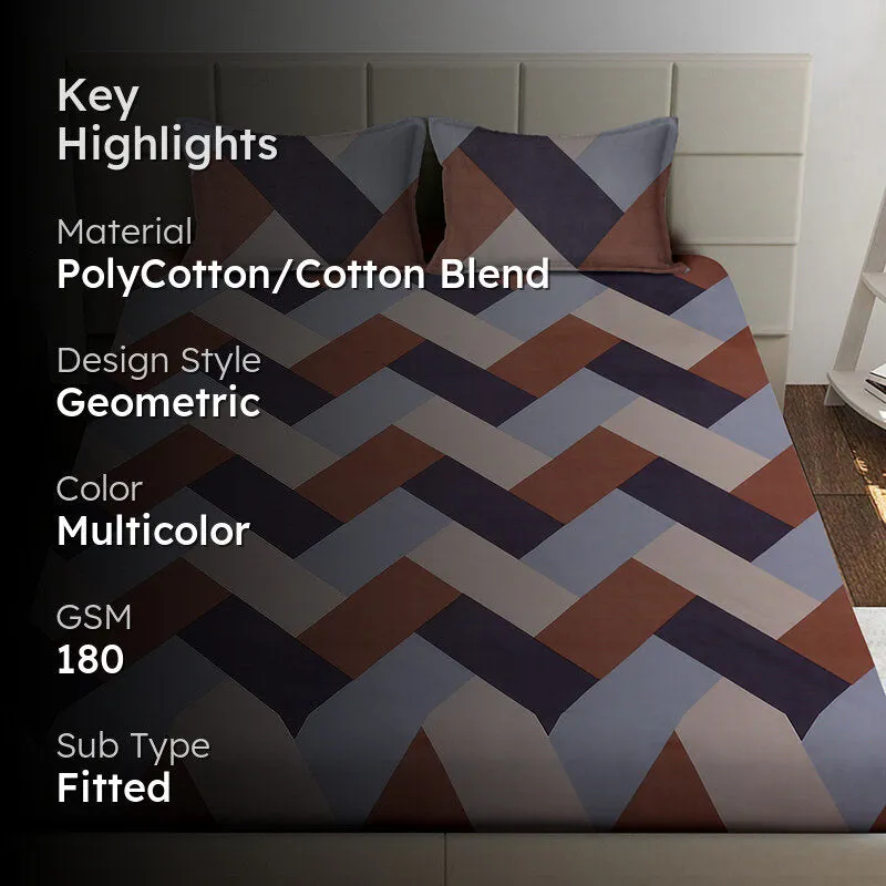 Sabrina Fitted Bedsheet - 180 GSM media 2