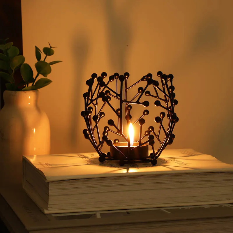 Crony Tea Light Candle Holder - Black media 3