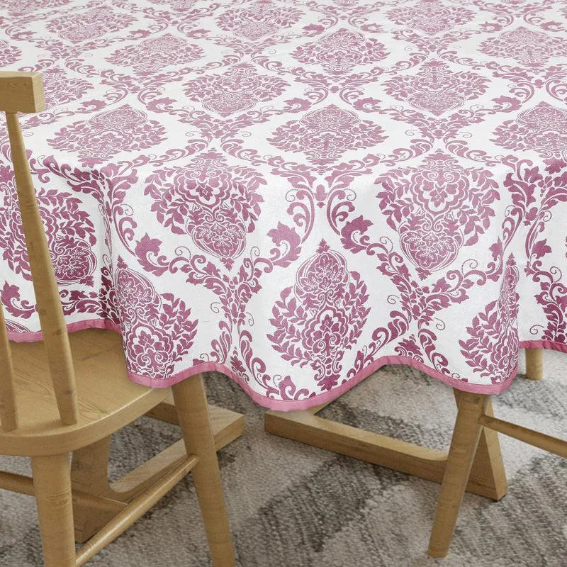 Ardila Ethnic Round Table Cover - Purple media 3