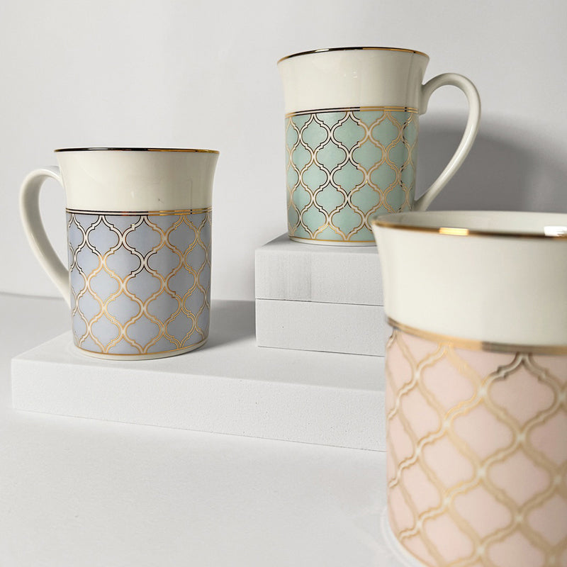 Noritake Eternal Palace Porcelain Coffee Mug (Grey) - 280 mL image 4
