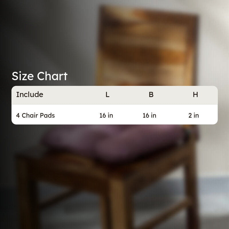Sylvia Chair Pad (Lilac Purple) - Set Of Four media 4
