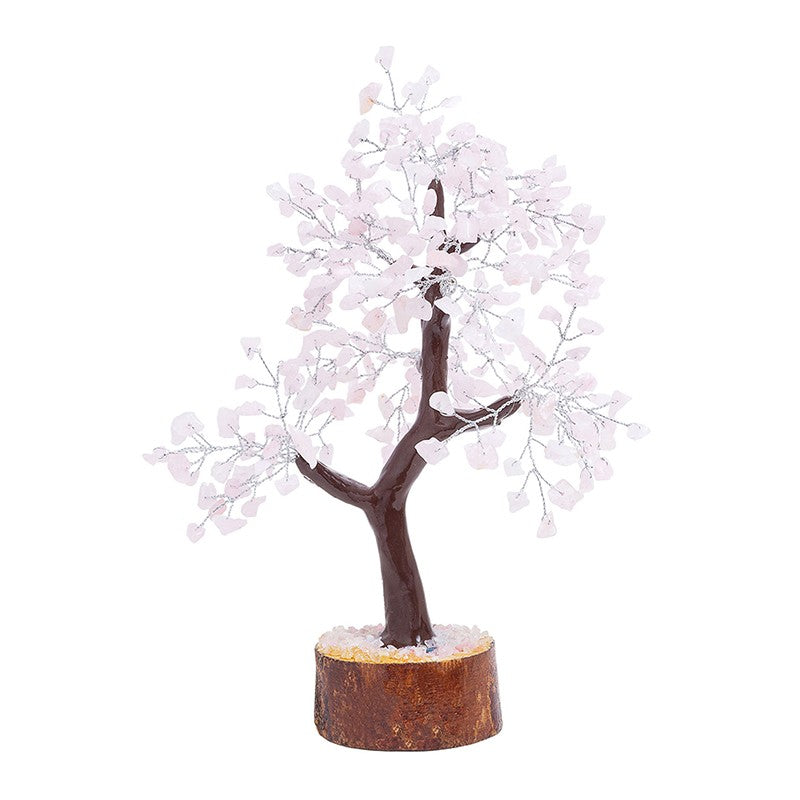 Agate Wishing Tree Handcrafted Showpiece - Pink media 4