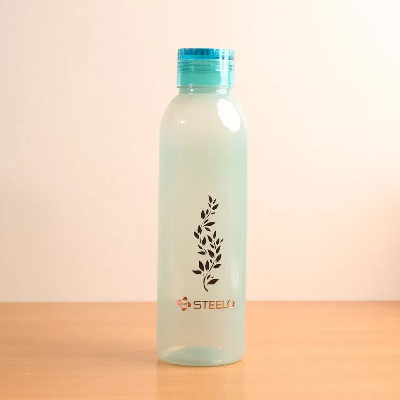 AquaBloom Blue Clear PET Bottle (1000 mL Each) - Set Of Four media 4