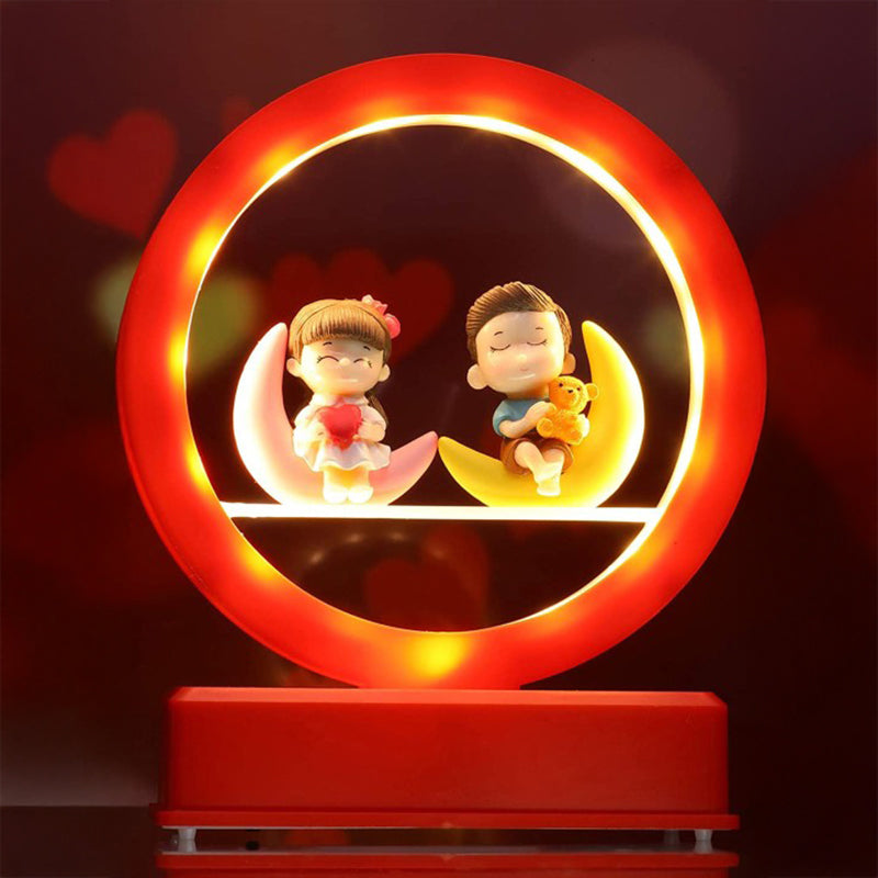 Moonlit Romance LED Light Showpiece