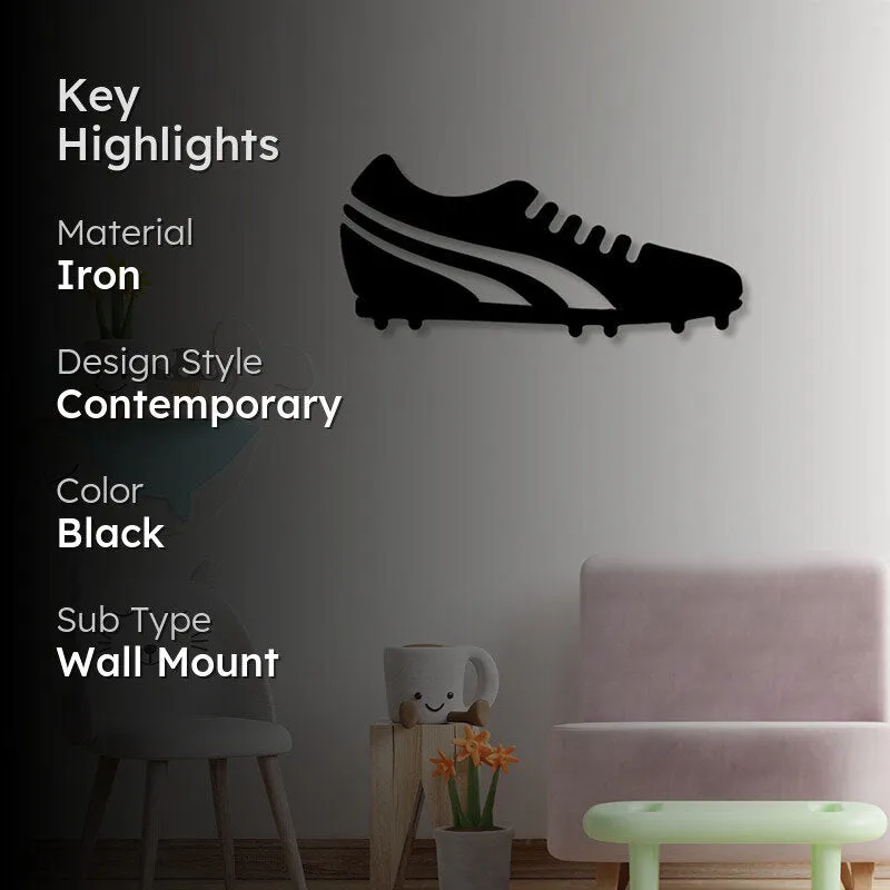 Football Studs Black Iron Wall Accent media 2