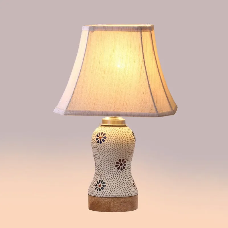 Espera Square Wooden Table Lamp - Multicolor media 6