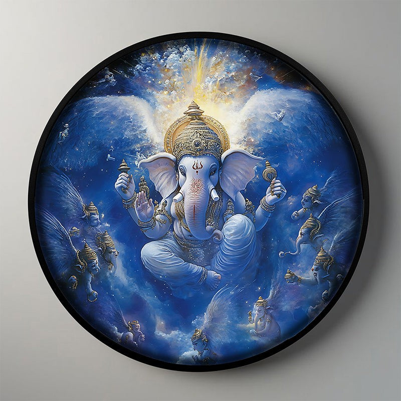 Neela Ganapati Canvas Wall Art media 4