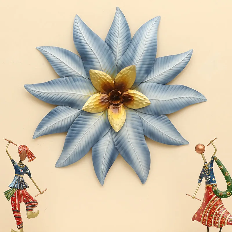 Forge Of Flora Metal Wall Accent - Blue media 1