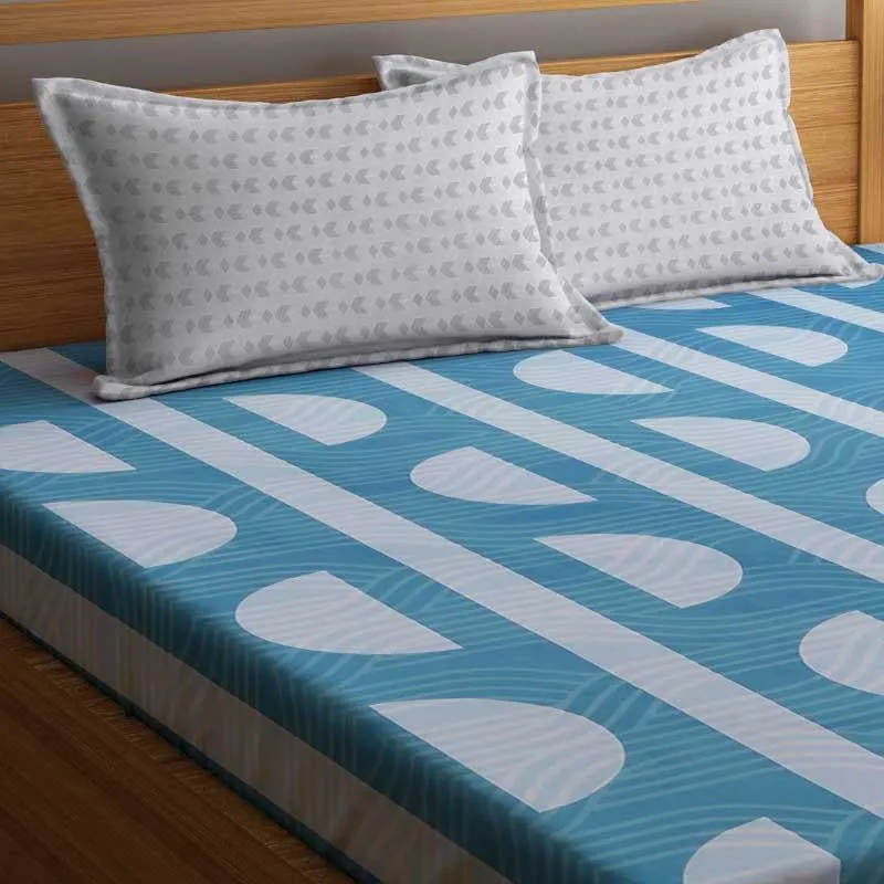 Quirky Medley Fitted Microfiber Bedsheet - 300 GSM media 6
