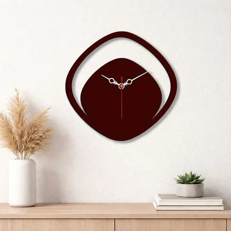 Wing Curve Wooden Wall Clock media 1