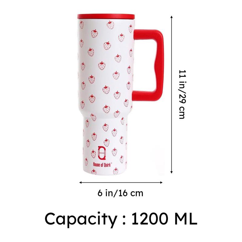 Berry Bliss Stainless Steel Tumbler - 1200 ML media 10