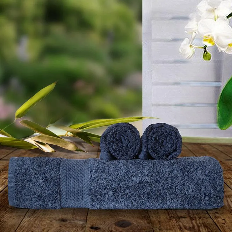 Miorah Towel Combo (Blue) - Three Piece Set media 1