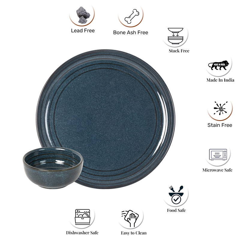 Estia Dinner Set (Saphire Blue) - 8 Piece Set media 6