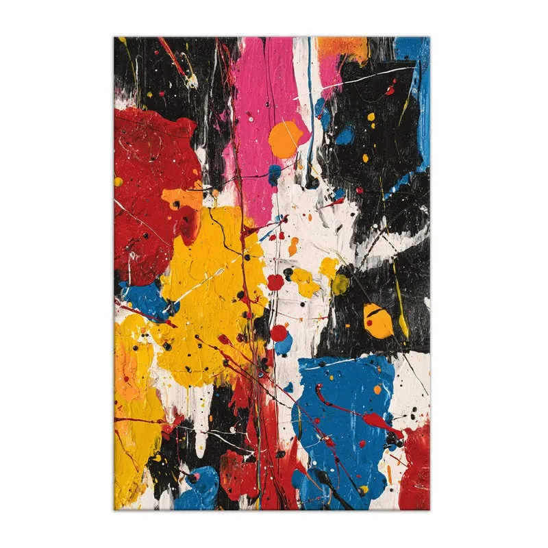 Dynamic Stroke Matrix Canvas Wall Art media 3