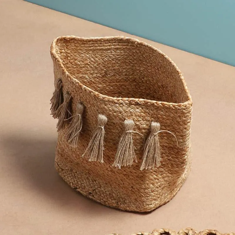 Mistrala Jute Laundry Basket media 3
