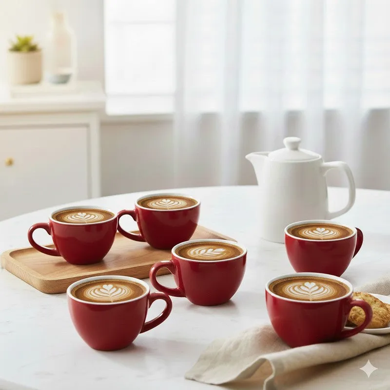 Mystic Ceramic Tea Cup (80 mL Each) - Set Of Six media 1