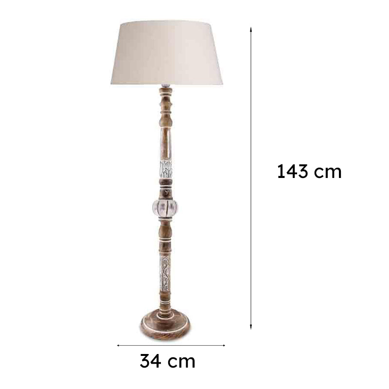 Vintage Trove Floor Lamp - White media 8