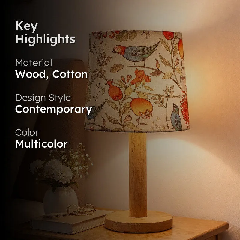 FeatherFlare Wooden Table Lamp media 2