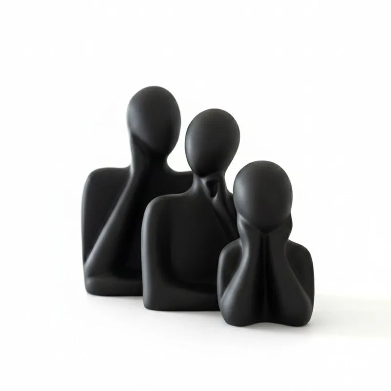 Trio Harmony Resin Showpiece - Set Of Three media 6