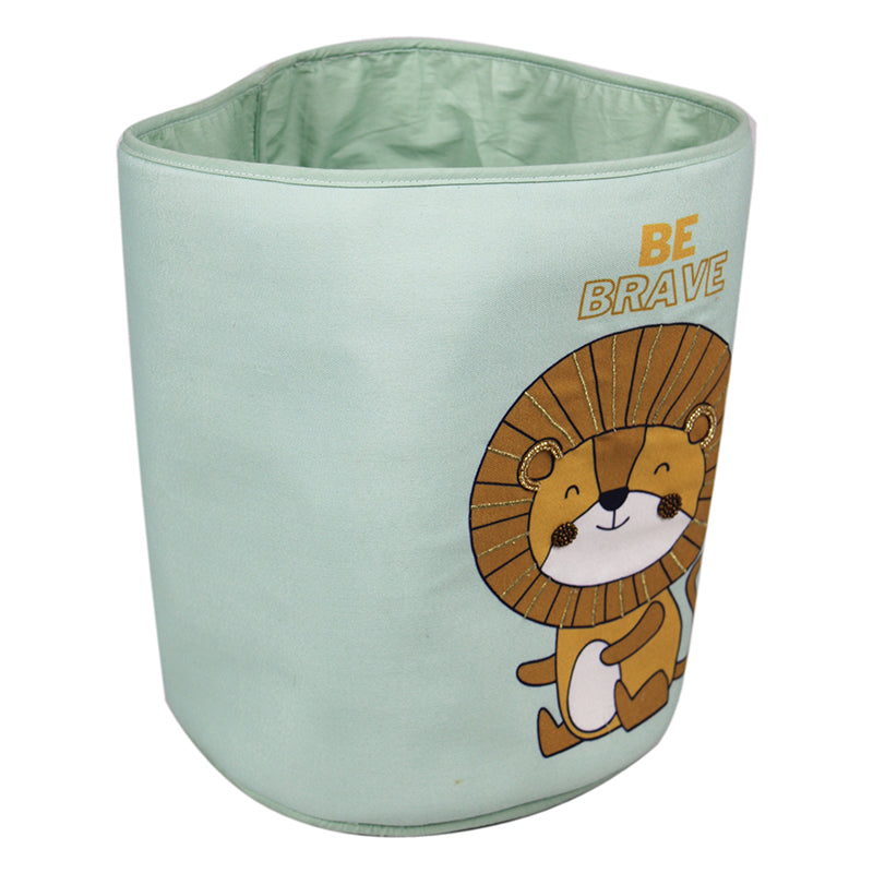 Leo Loom Organiser Fabric Basket - Lion Paw Collection media 6