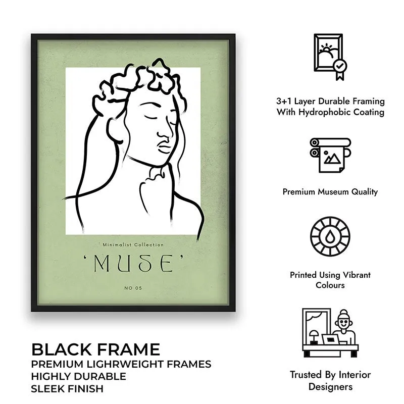 Graceon Canvas Wall Painting With Black Frame media 8