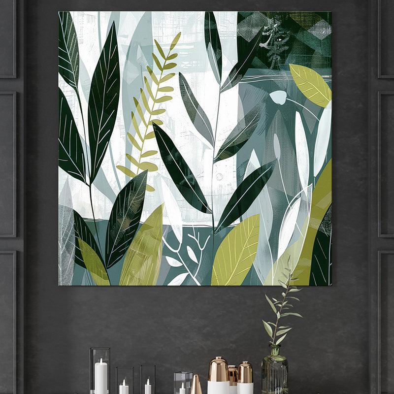 Tranquil Forest Murmurs Poly Canvas Wall Painting