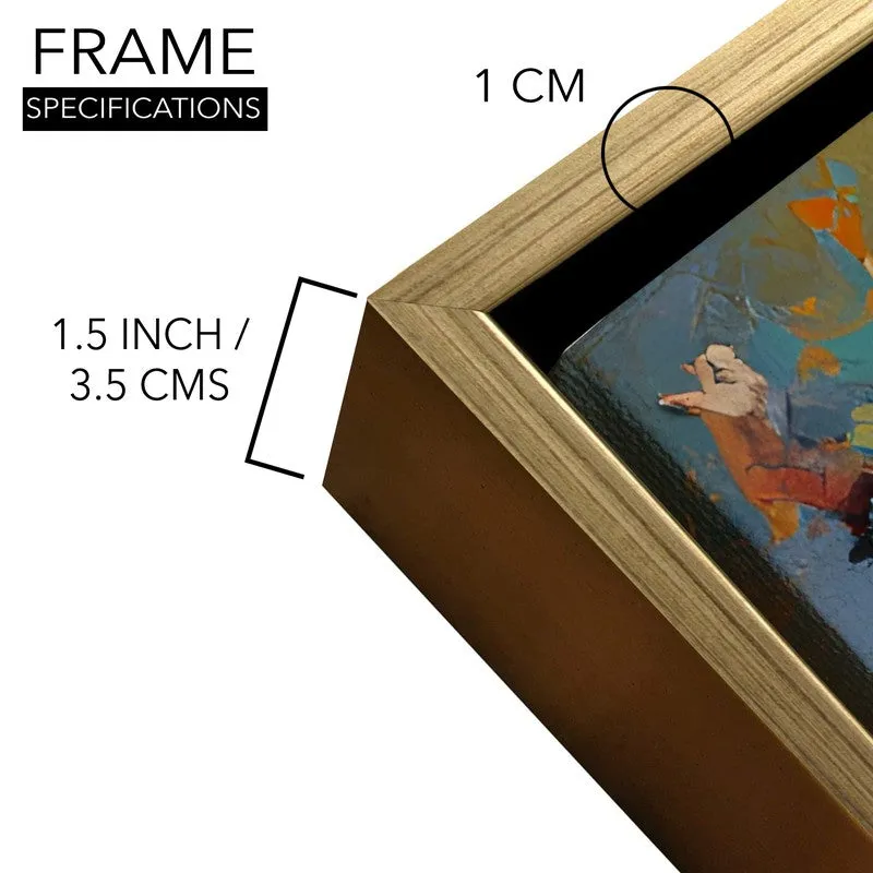 Rhythmic Leap Canvas Wall Painting With Frame media 6